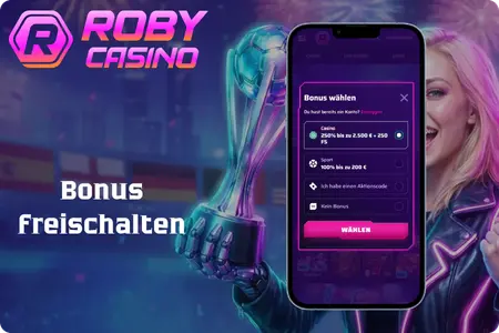 Roby Casino Bonus freischalten
